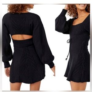 Free People Emmaline Long Sleeve Sweater Dress